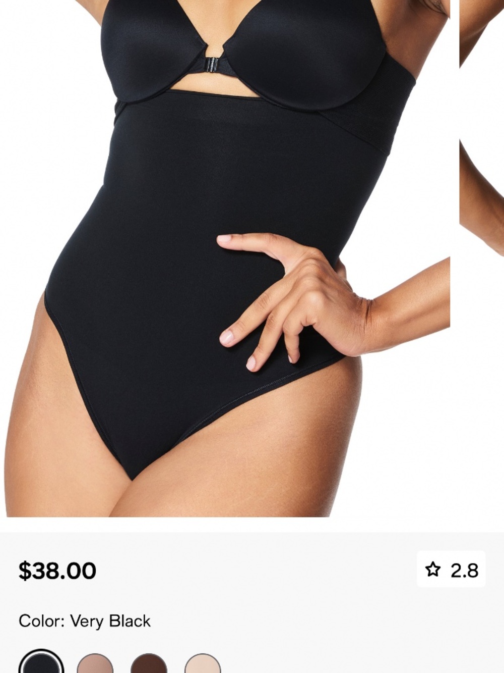 Spend high waisted thong